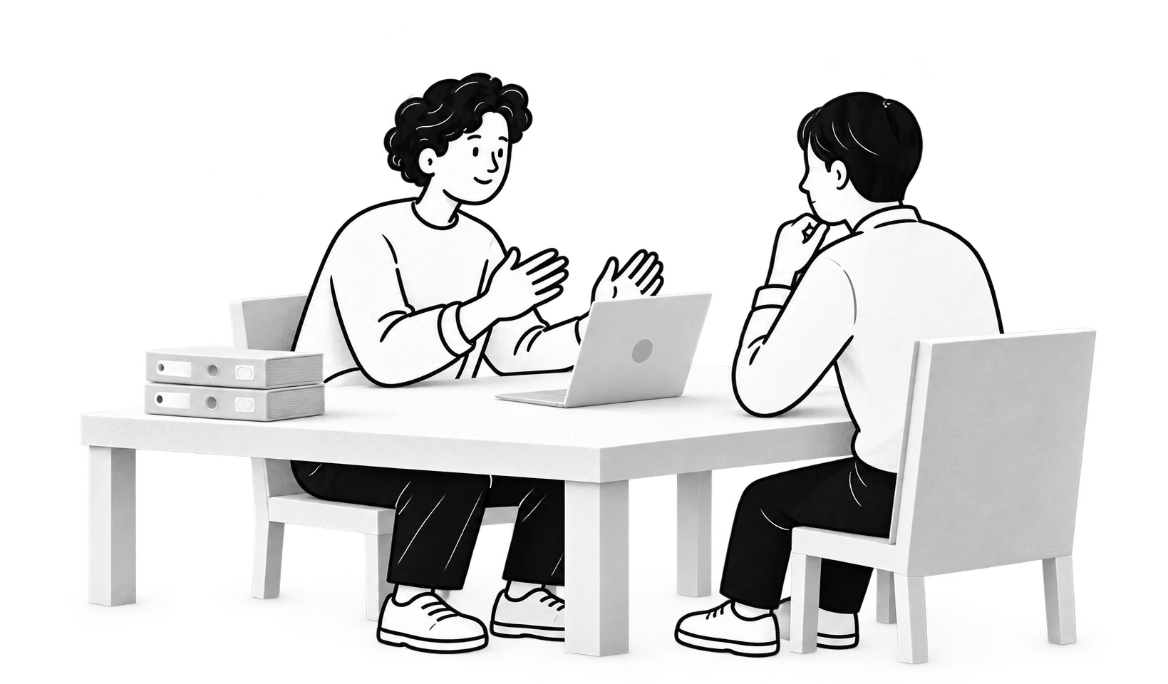 会社で実現したいことを、同じ地図を見ながら整理するイメージ
