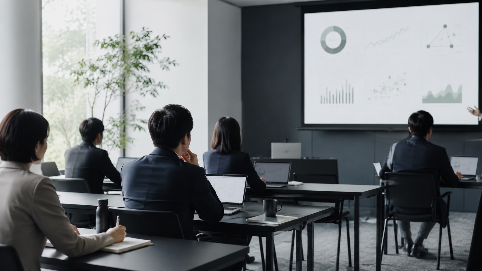 AI研修と社内説明会のイメージ